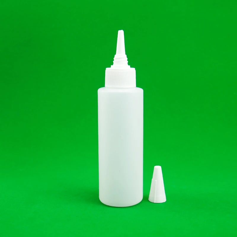 Empty 30ml 60ml 100ml 250ml 500ml plastic Hair Oil Squeeze Applicator Packaging Bottle With Twist-open Dispensing Cap