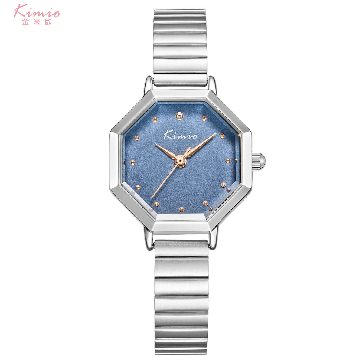 ORSGA SAFFIRE Blue Dial Rose Gold Watch
