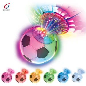 Chengji Flash Light Soccer Electronic Colorful Ball Luminous Glowing Football Game Plastic Toy