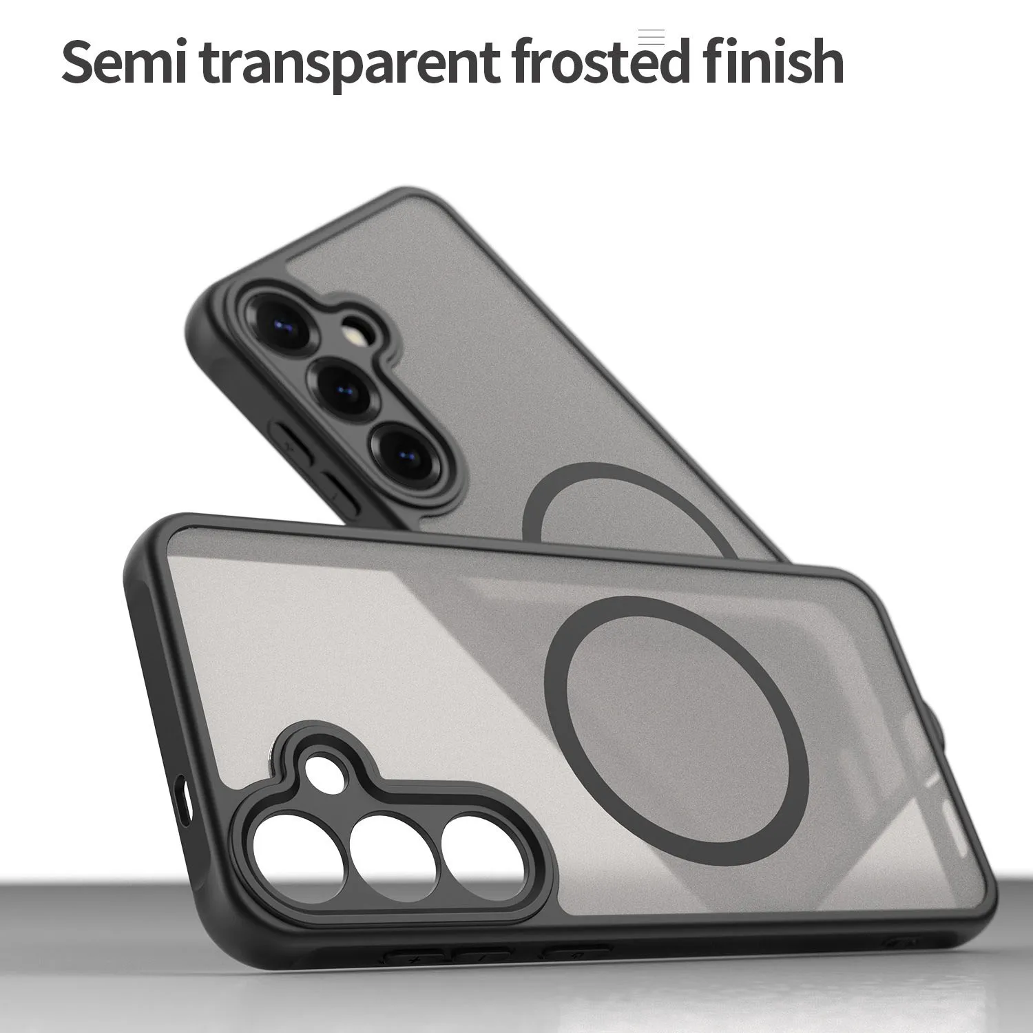 product laudtecx clear frost magnetic phone cases for samsung s26 ultra edge customized logo slim lightweight cover shockproof sjk1104-4