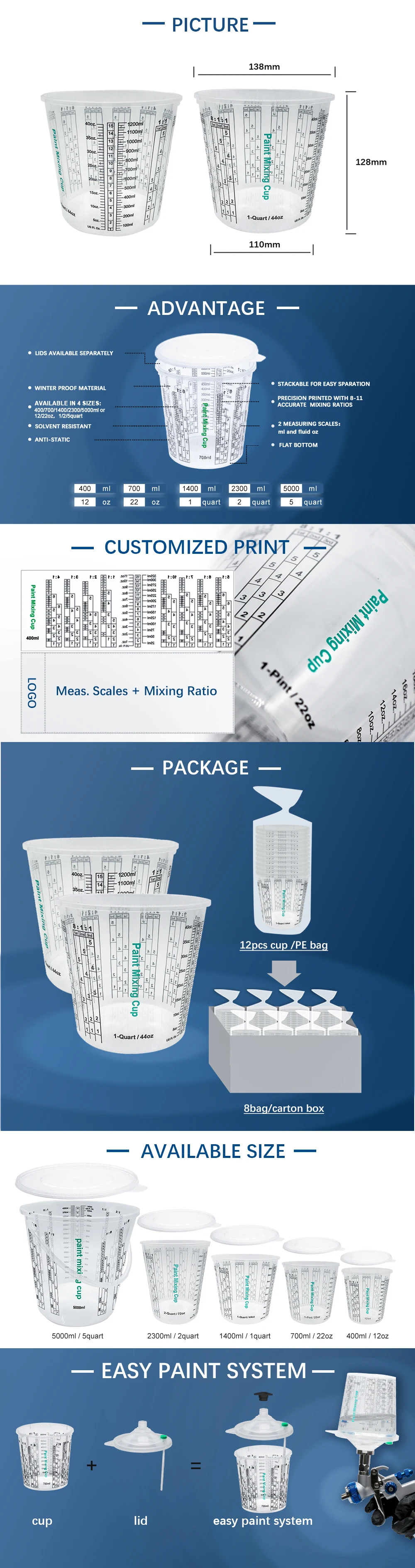 custom free sample auto disposable plastic