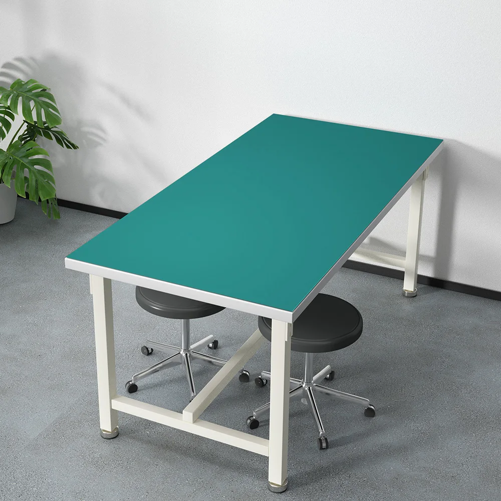 Industrial Production Line Beech Workbench Corner Work Bench With Anti