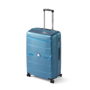 Fashion Luxury Carry-On Luggage Sets with TSA Lock PP Material Hard Side 4 Spinner Wheels Aluminum Trolley Custom Zipper