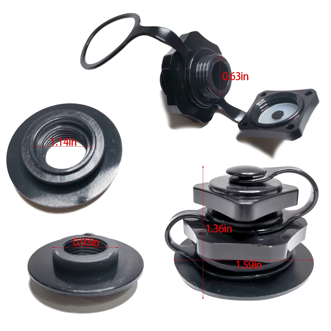 20 Valves à Air En PVC Pour Jouets Gonflables - Bouchons D'étanchéité Pour Bouées, Oreillers, Piscines - 3