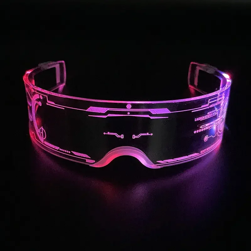 Лидер продаж 2023 светящиеся игрушки крутые очки светодиодные для напитков вечеринки детей и