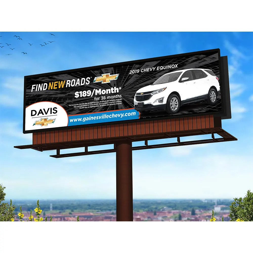 Outdoor LED Screen High Brightness Exterior Display Billboard Advertising