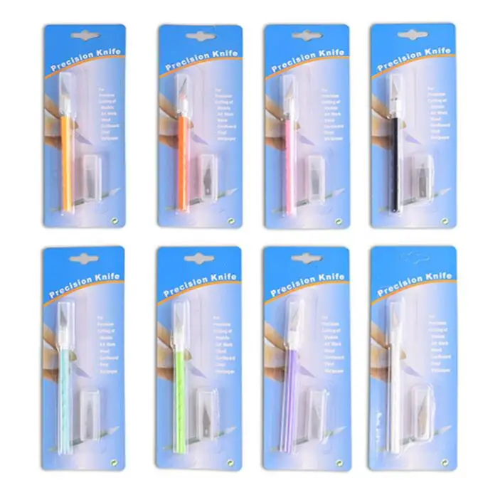 Multifunctional Precision Cake Carving Craft Knife With 5pcs Blades