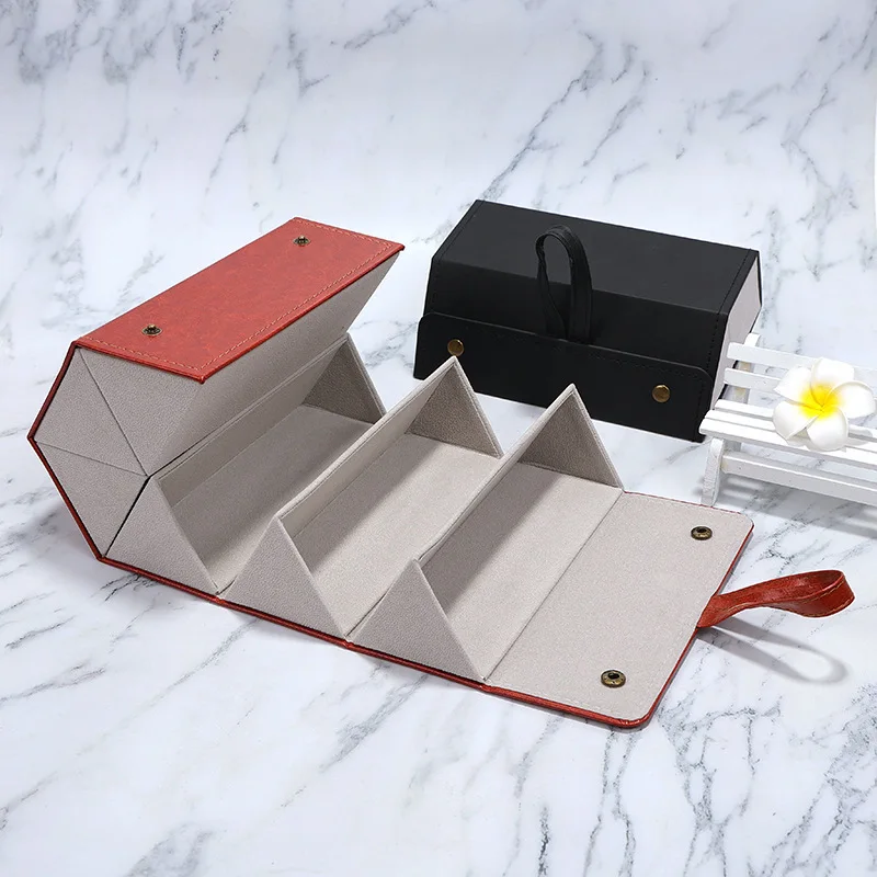 Складной Чехол для очков Epsilon, из искусственной кожи, 2/3/4/5/6 отделений