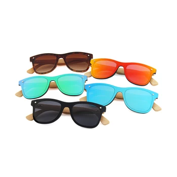 2024 Hot selling wooden sunglasses 2023 custom polarized mirror lens sunglasses wood sunglasses bamboo for unisex