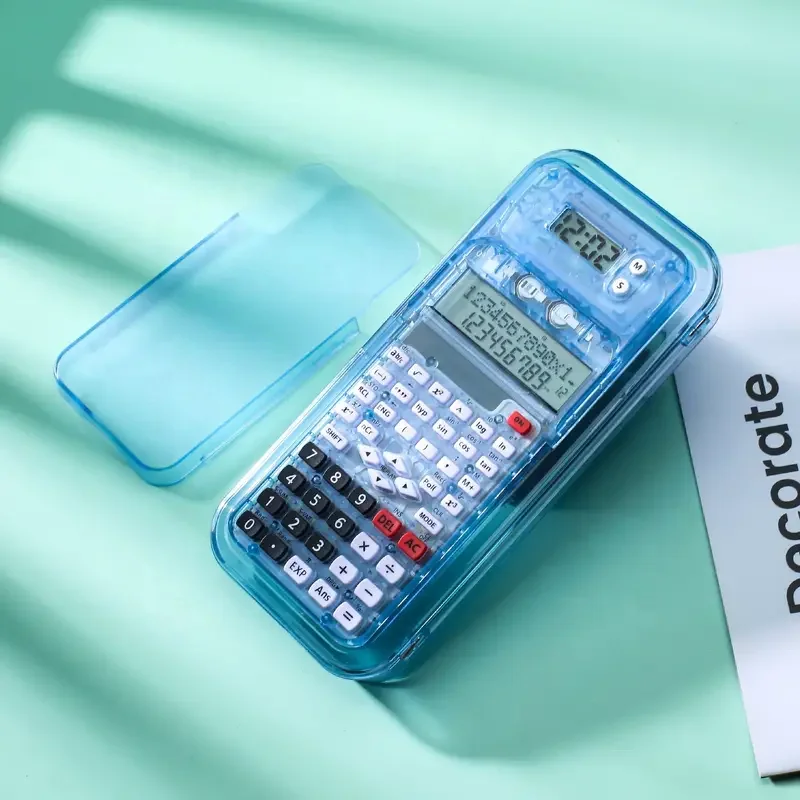 Mathematical Instruments Ruler Calculator Set Math Student Scientific Electronic Calculator