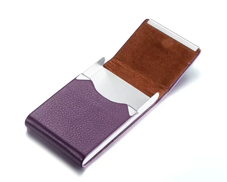 Factory Wholesale Ready Stock Vertical Business Card Holder Cigarette Case Customizable Gift preview 4