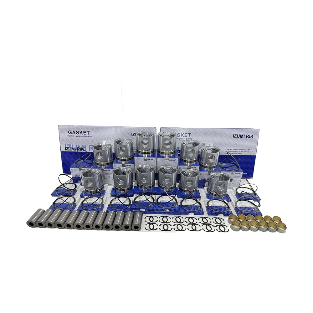 IZUMI RIK for Caterpillar 3412 C32 Piston & Piston Ring Set Engine Repair Kit