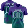 Purple  Teal Green