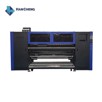 I3200 Digital Printer 2.2m Roll-to-Roll Fabric Sublimation Printer with New 12heads Print Head Textile Printing