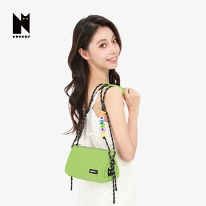 NOXXON High-End Avocado Green Flashy Sports Crossbody Mobile Phone Bag for Women Lightweight Single-Shoulder Bags