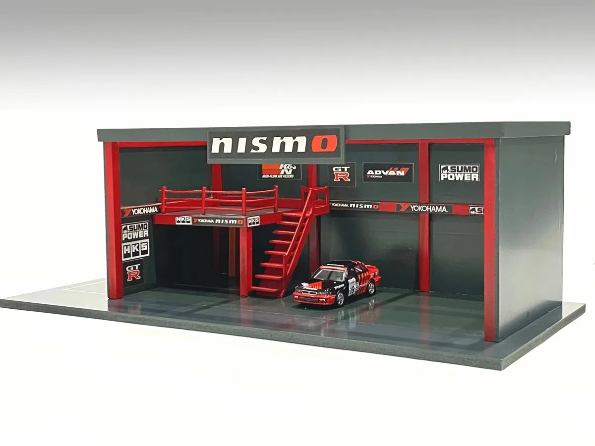 ジオラマ 1/64 【1901 GARAGE】 Amazon.com: 1/64 Diorama Car Garage Model,with LED Lighting