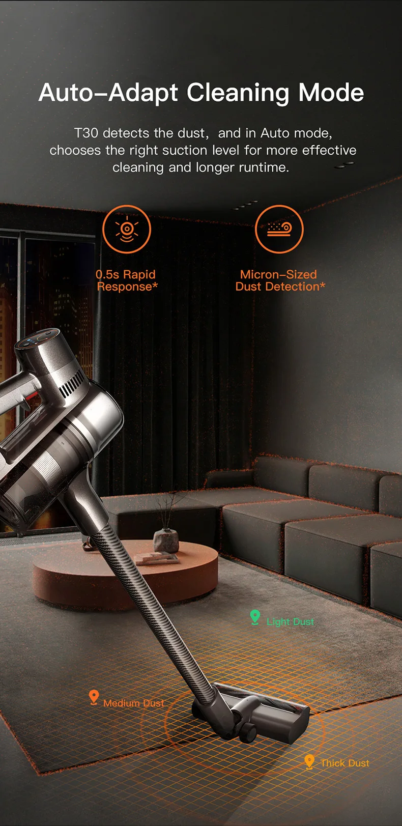 Xiaomi Dreame T30 Intelligent Stick Smart Household Wet Dry Wireless ...