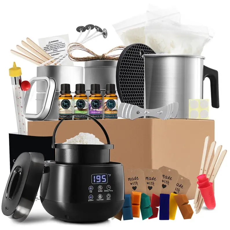 2022 Candle Making Gift Custom Luxury Soy Wax Gel Diy Candle Making Kit For Adults Buy Soy Wax