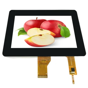 7inch 1024x600 industry lvds 40 pin lcd 300nits with PCAP capacitive screen frame tft lcd display touch panel modules