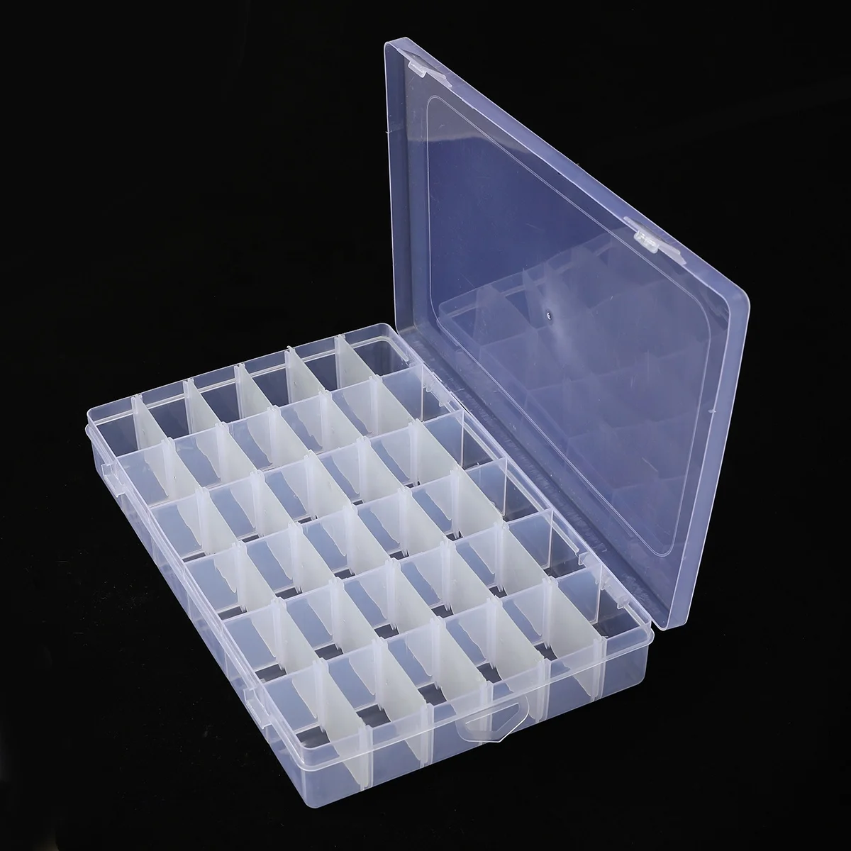 36 Grids Embroidery Floss Storage Box with Floss Bobbins DIY Sewing Tools