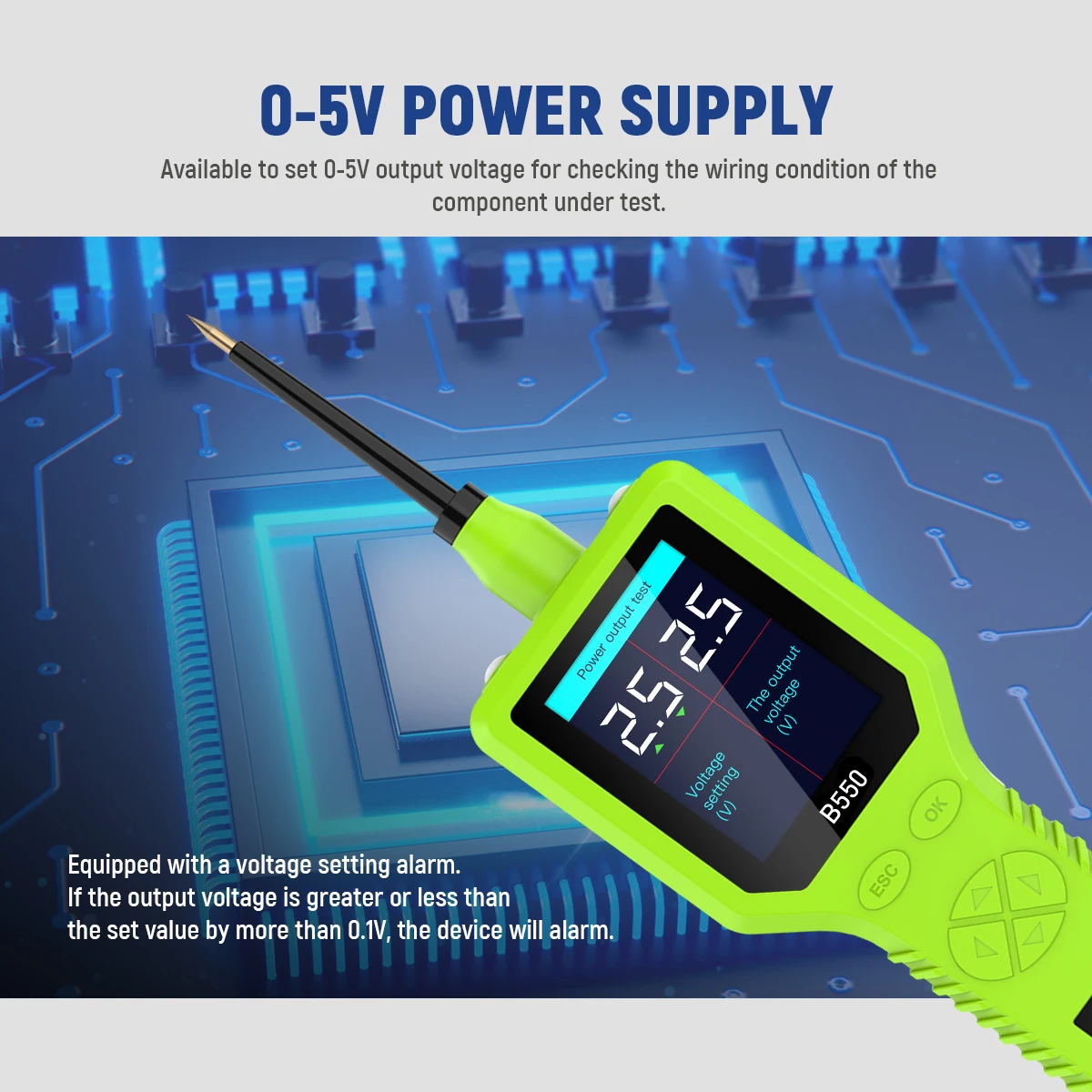 Mrcartool Automotive Circuit Tester Smart Circuit Tester Powerful Probe