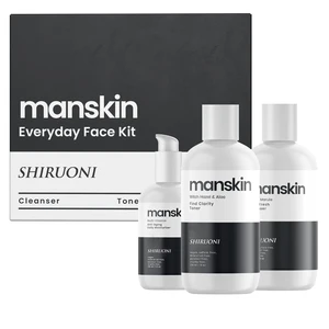 OEM Mens Face Cleanser Balancing Toner Hydrating Moisturizer Regimen Rejuvenating Deep Hydrating Rapid Face Men Skincare Set