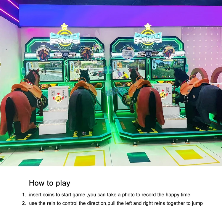 Horse Riding Arcade Factory Price 2p Royal Horse Racing Arcade Game | Coin-Operated Horse ...