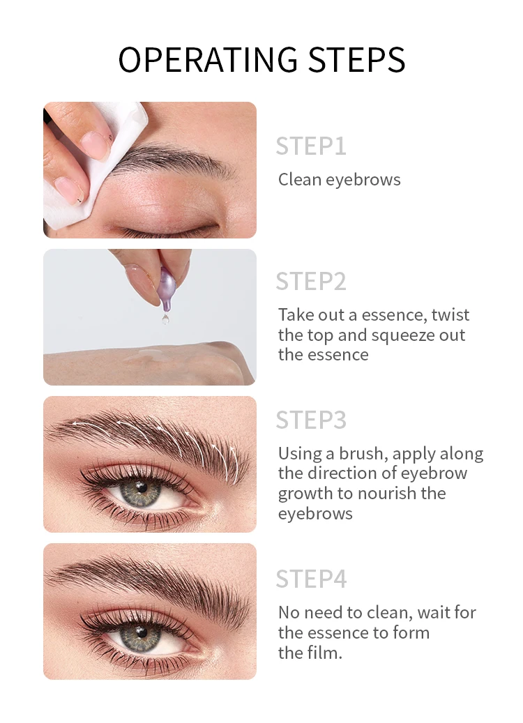 Keratin Eyebrow Lamination Aftercare Conditioner Organic Lash Nourishing Oil Eyebrow Serum For