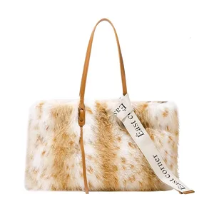 Hot Sale Designer Women's Lady Luxury Tote Bags Famous Brands Handbags with Open Closure Animal Prints Portable Daily Use