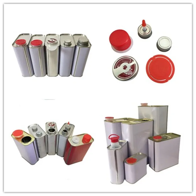 0.5l 1l 2l 3l 4l 5l Printed Square Tin Oil Can Empty Paint Cans