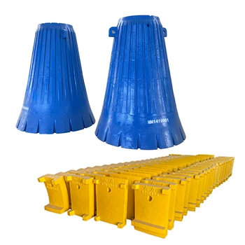 Concave Mantle High Manganese Steel Cone Crusher Replacement Parts Stone crusher Machinery Parts Gyratory Crusher  wear parts