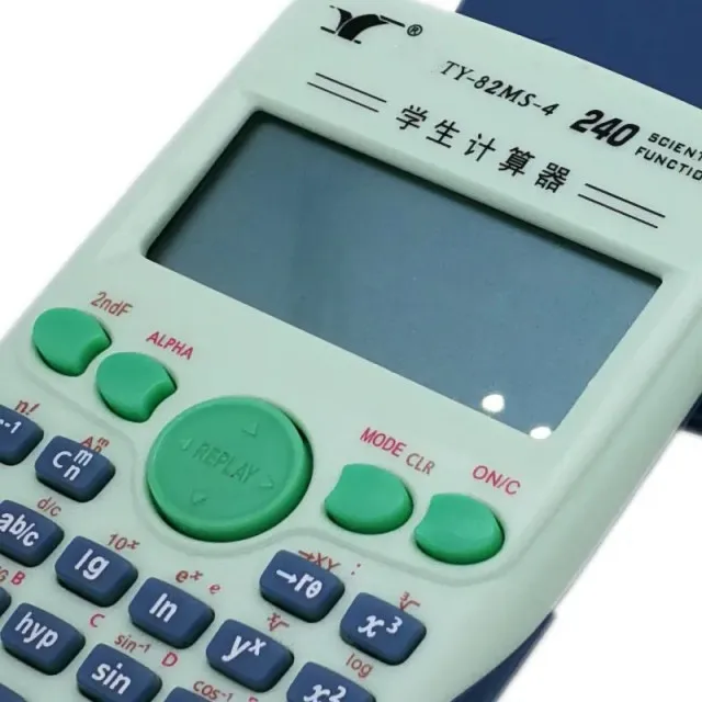 Scientific Calculator Fx 82ms 12 Digit Battery Powered Electronic Lcd