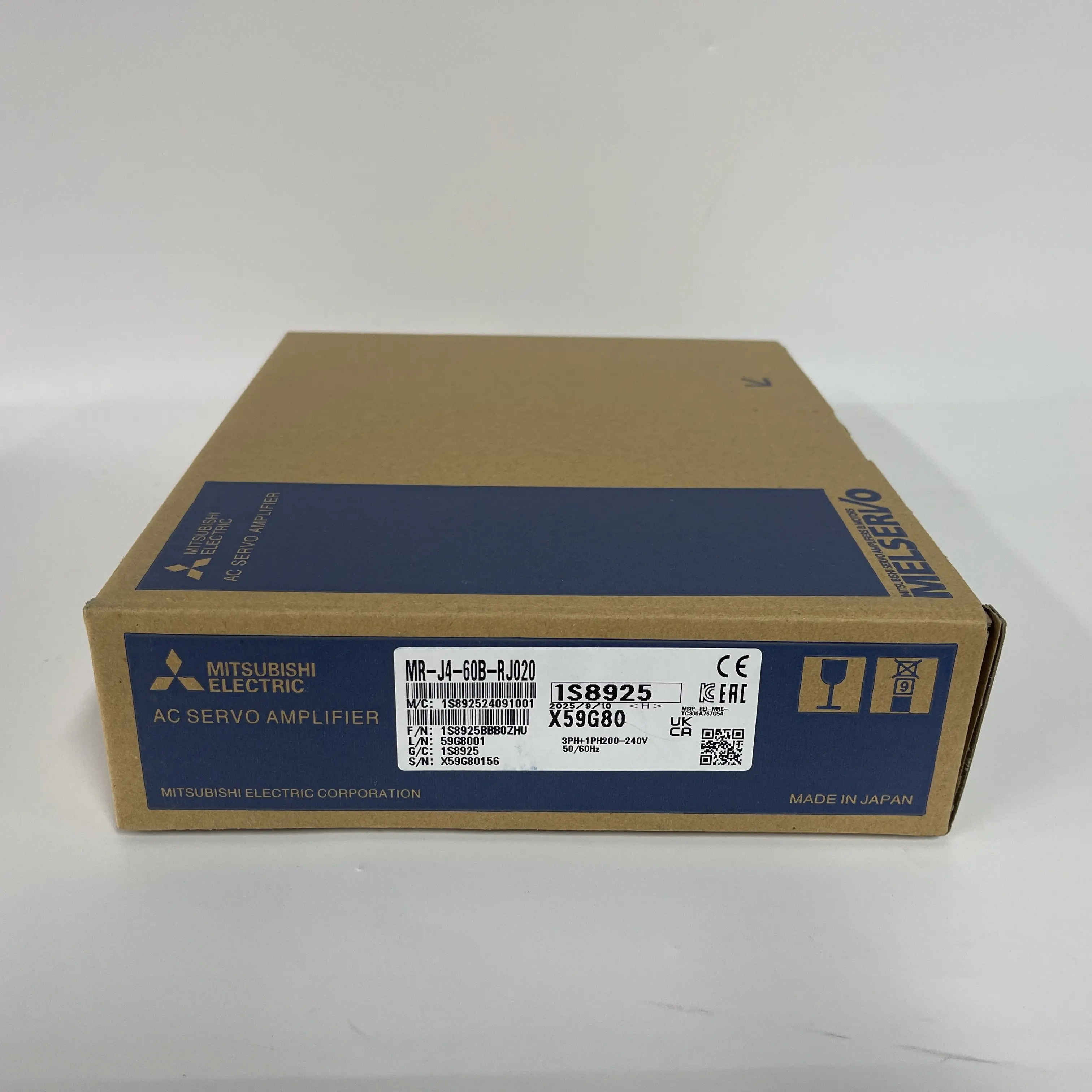 Mitsubishi AC Servo Amplifier MR-J4-60B-RJ020