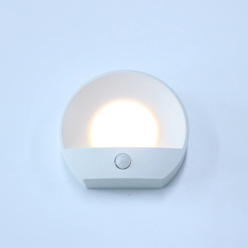 Children Kids Baby Mini Wall Lights Toilet Custom White Rechargeable Sensor Control Auto Motion Activated Lamp Led Night Light manufacture