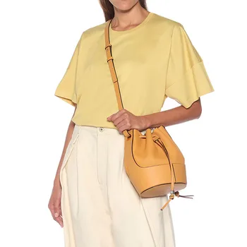 Soft Bucket Mini Bag - Saffron Yellow