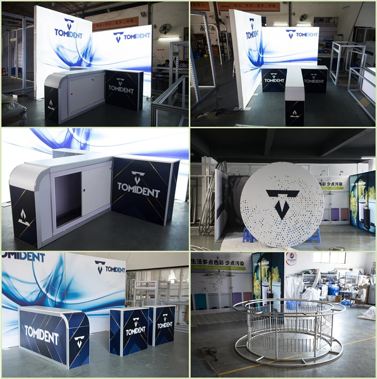 Tianyu Portable Folding Display Walls Modular Trade Show Display Exhibition Booth Collapsible Booth