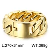 24*3.1*0.85cm-Pulsera dorada brillante