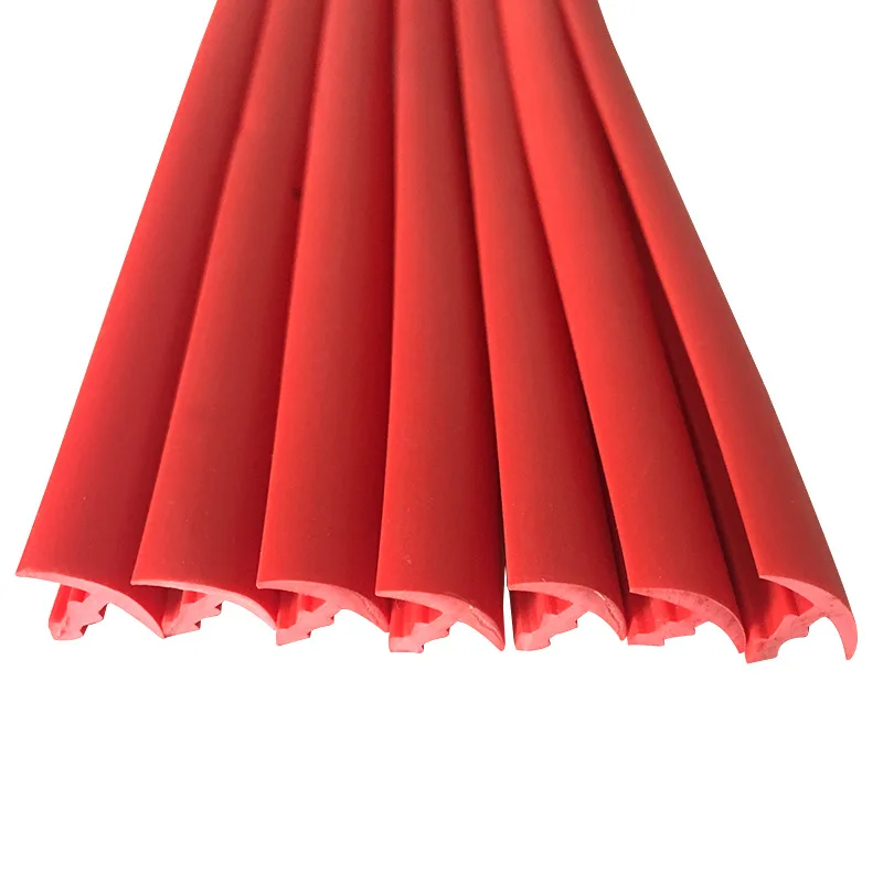 Multiple Colors Different Sizes Silicone Gap Cover Strip T Mould Edge Banding PVC Trim Seal