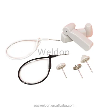 Security eas am system antenna pencil tag alarm hard plastic luggage tag for clothes