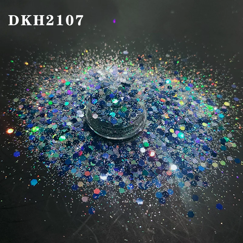 New Mixing Glitter Holographic Glitter Mix Size Glitter Powder For