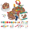 Caja de herramientas Bear, taladro eléctrico - caja a color en inglés.