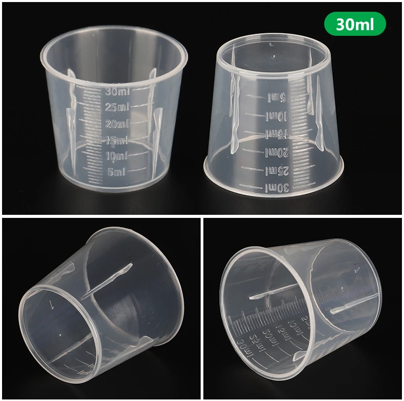 10ml15ml20ml30ml plastic measuring cup measuring cylinder