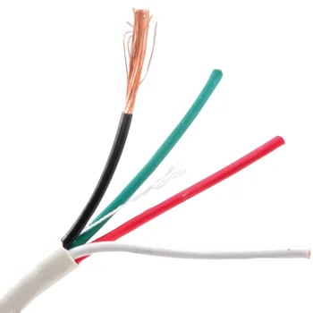 HiFi Home Cinema Speaker Cable OFC Copper 99.99% 14AWG 4 Core 81 Thread/0.18mm Car Audio Home Stereo PA System