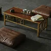 Plum Deer Bamboo Small Tea Table