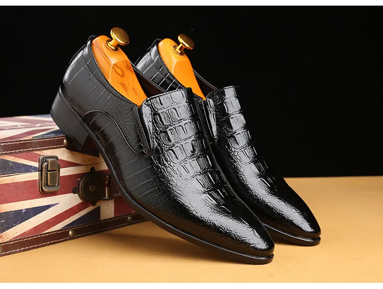 2020 High Quality Fashion Genuine Leather Shoes Men's Casual Dress ...