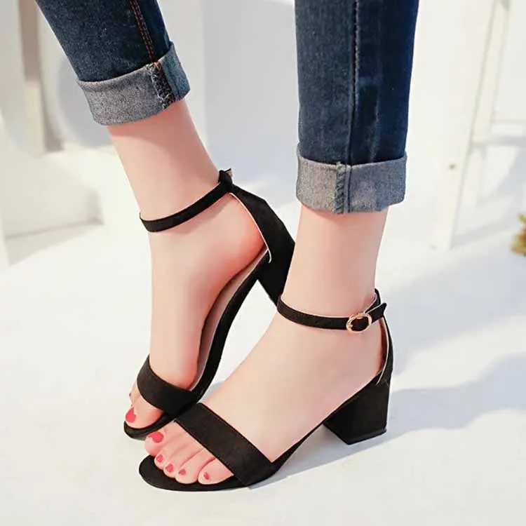 Fashion New Women Sandals High Heels Sandals For Women Shoes Black Sexy Heels For Ladies And Women