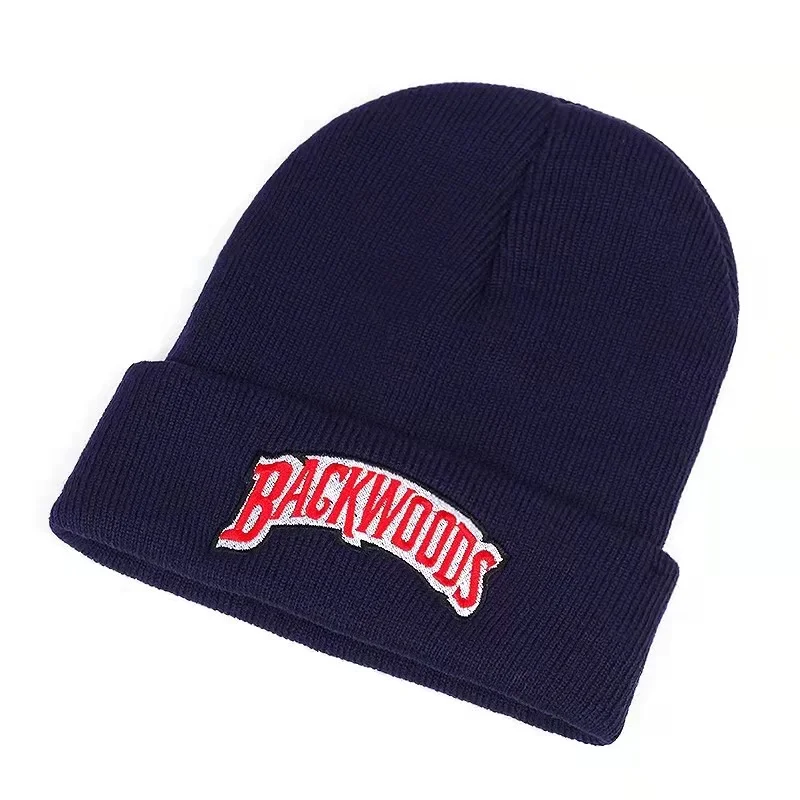 Wholesale Custom Embroidery Logo Knit Beanie Knitted Hats Men Womens ...