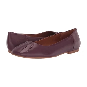 Hard-wearing Breathable Anti-Slippery Custom OEM  ODM Women Leather Flats Shoes