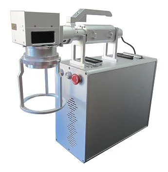 Handheld Movable Fiber Laser Marking Machine for Tire/ QR Code/ Date /Number