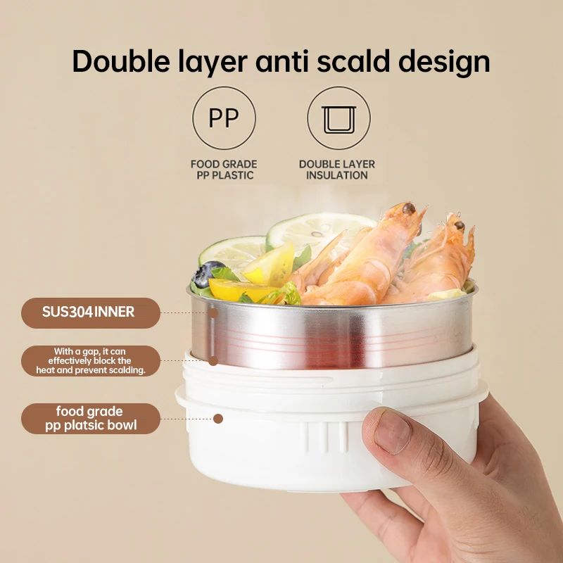 Lekfre Wholesale Vacuum Lunch Box Food Carrier Stainless Steel Insulated Thermos Food Container Storage Carrier Lunch Box
